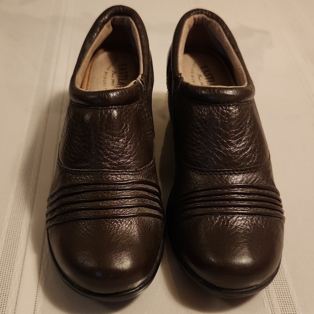 Eastland Alyssa Womens Brown Leather Slip-On Shoes Sz 6.5M